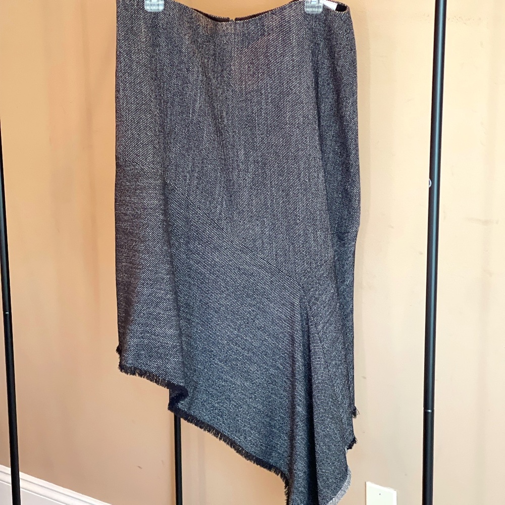 Anne Klein Asymmetric Ruffle Skirt